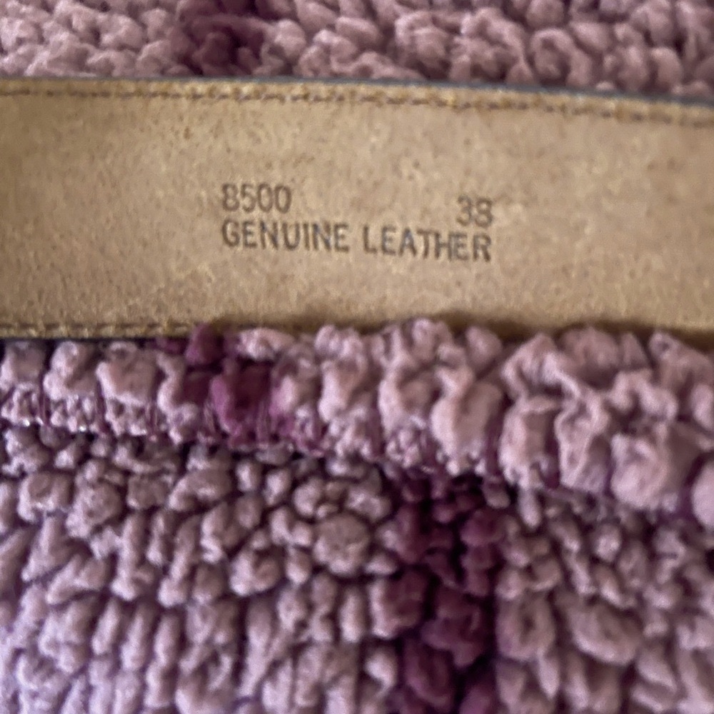 Brown Leather Belt - Picture 3 of 4